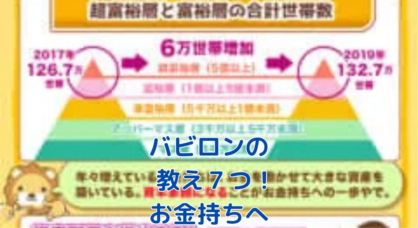 バビロン大富豪の7つの教えで学ぶ！お金持ちへの道は？アイキャッチ