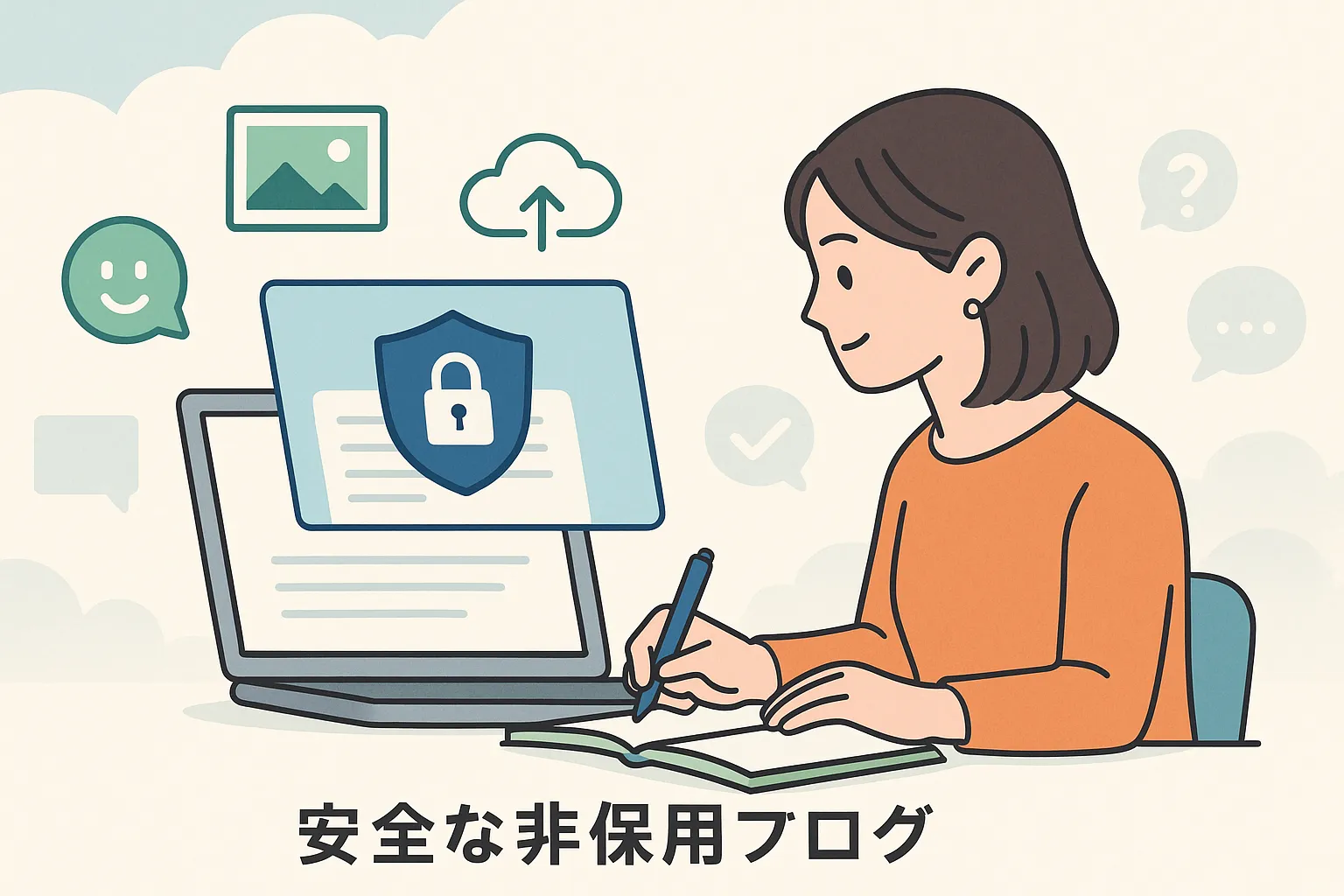 ブログを非公開で日記に！無料で使えるおすすめサービス3選アイキャッチ