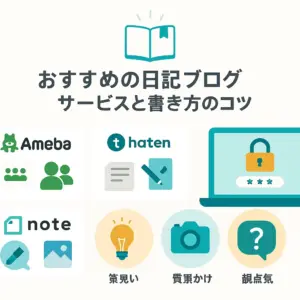 おすすめの日記ブログサービスと書き方のコツ