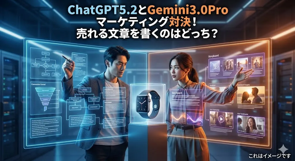 ChatGPT5.2とGemini3.0Proでマーケティング！売れるのはどっち？同じ商品を売らせて実験アイキャッチ