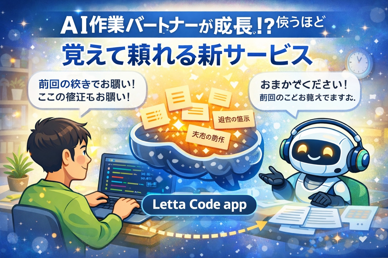 新しいAIサービス「Letta Code app」とは?覚えて成長するAI作業パートナーを初心者向けに解説